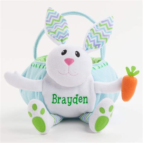 Amazon Easter Rabbit Basket Personalized Easter Basket Felt