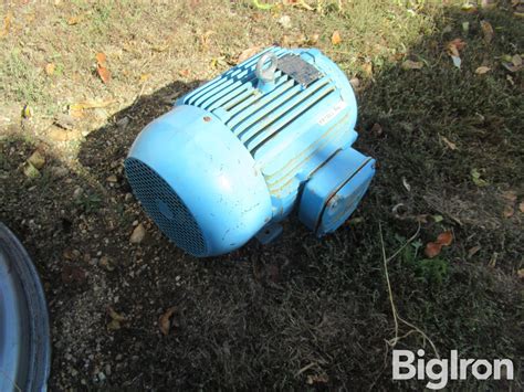 Weg Ep E T Hp Phase Electric Motor Bigiron Auctions