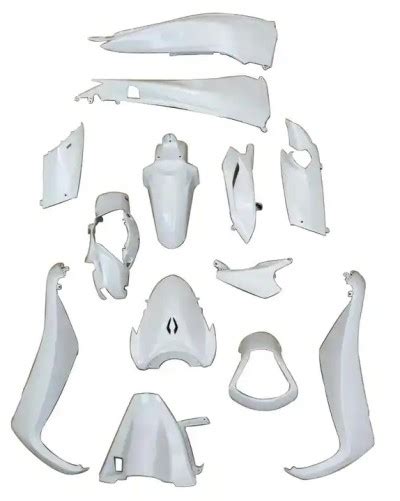 Full Body Panel Set White Pnl W Available From Max Motorcycles