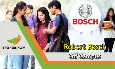 Robert Bosch Off Campus Recruitment Drive For Freshers