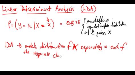 Introduction To Linear Discriminant Analysis Lda Youtube