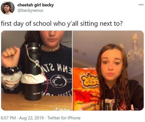 first day of school who y’all sitting next to? | Hot Cheeto Girl | Know Your Meme