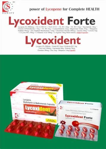 Lycopene 6 8000mcg Vitamin A Palmitate 1500 IU At Rs 405 Box