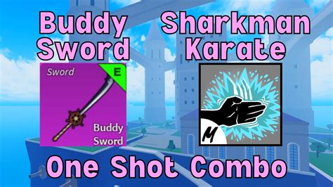 Buddy Sword One Shot Combo Blox Fruits Youtube