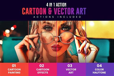 Best Photoshop Cartoon Effects Photo To Cartoon Actions Plugins