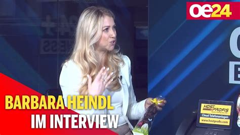 Business Live Barbara Heindl Im Interview Youtube