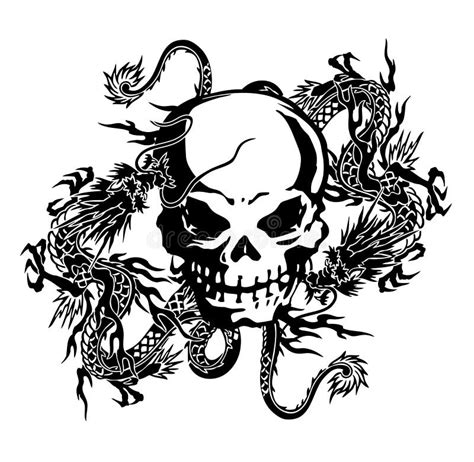 Dragon Skull Svg