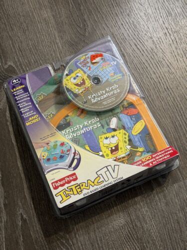 Fisher Price Interactv Dvd Spongebob Squarepants Krusty Krab