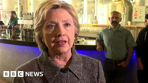 Hillary Clinton Labels Donald Trump A Political Arsonist Bbc News