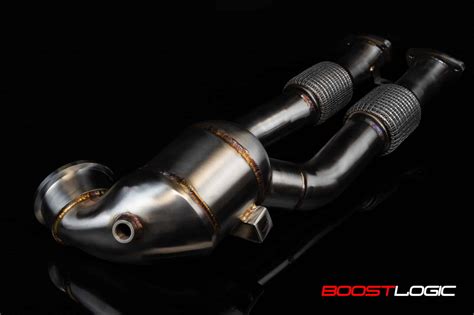boost logic rs downpipe  gesi high flow cat boost logic