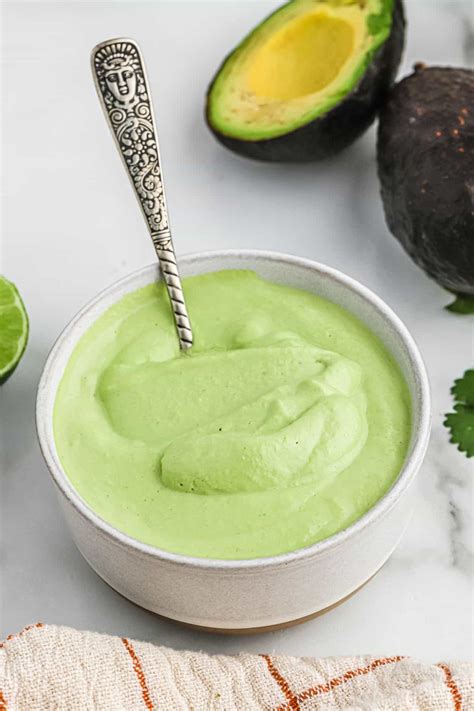 5 Ingredient Avocado Crema Vegan Home Cooked Roots