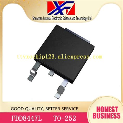 100 Unids Lote FDD8447L FDD8447 252 TO252 8447 MOSFET N CH 40V 15 2A