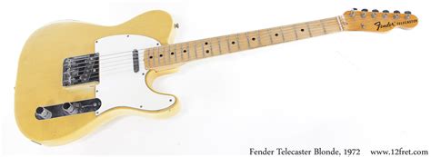 Fender Telecaster Blonde 1972