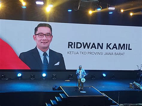 Di Hadapan Prabowo Ridwan Kamil Jabar Penentu Kemenangan Pilpres 2024