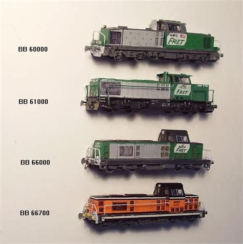 BB 60000, BB 61000, BB 66000, BB 67000 Rail Train, Piko, Rockets ...