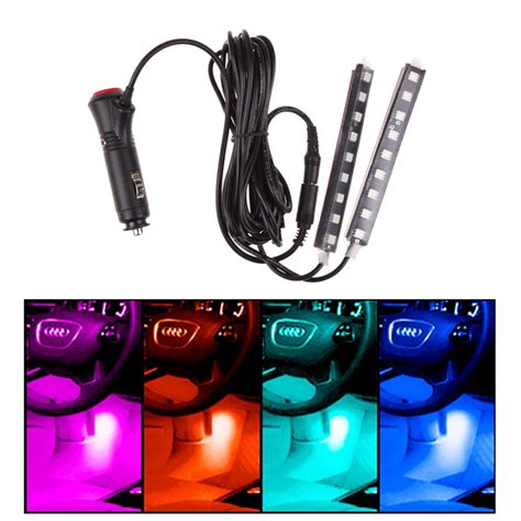 Aliexpress Buy V Car Led Strip Light Led Color Car Decorative