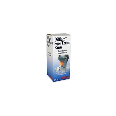 Difflam Oral Rinse For Sore Throats 300ml Pharmacy And Health From