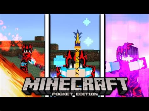 Novo Addon Mod De Espadas Para Minecraft Pe Atualizado Youtube