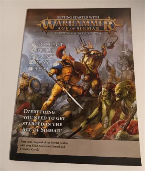 GETTING STARTED WITH Age Of Sigmar Book Warhammer AOS Age Of Sigmar