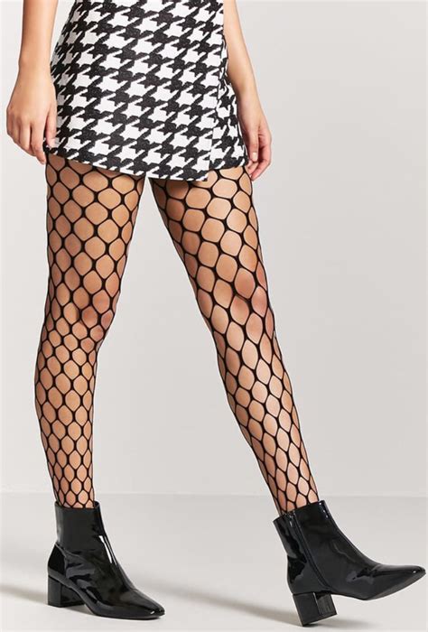 Forever 21 Honeycomb Fishnet Tights Forever 21 Honeycomb Fishnet