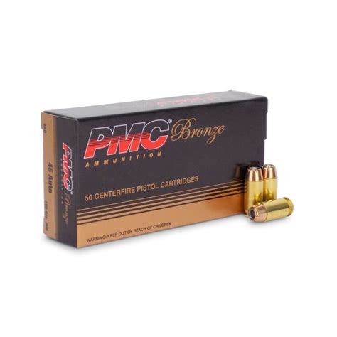 Pmc Bronze Acp Grain Jhp Box Retention Tactical