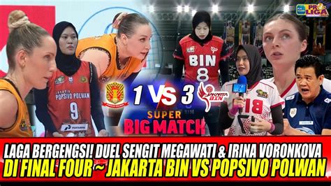 LAGA BERGENGSI DUEL SENGIT MEGAWATI IRINA VORONKOVA DI FINAL FOUR