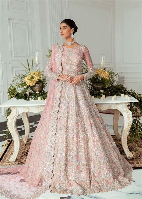 Designer Bridal Light Pink Indian Wedding Dress Bn1226 Indian