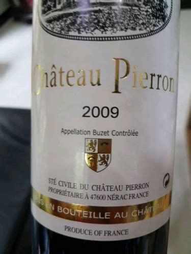 Ch Teau Pierron Buzet Rouge Vivino Us