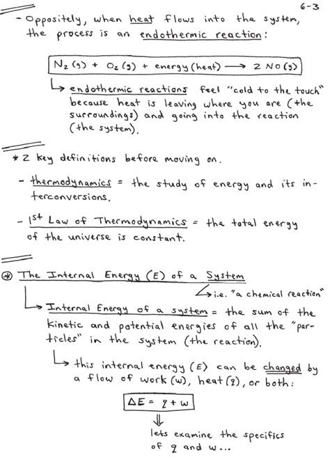 Lecture Notes Thermochemistry Section Chem Studocu