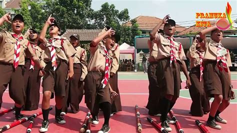 Yel Yel Pramuka Smpn 256 Jakarta Lomba Sc Smpn 255 Jakarta Youtube