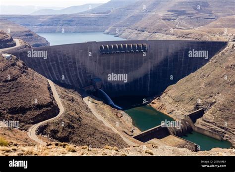 Katse Dam Kingdom Of Lesotho Africa Stock Photo Alamy