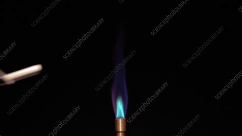 Calcium Flame Test Stock Video Clip K0109369 Science Photo Library