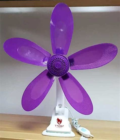 5 Blends Fan420 Home Electric Fan W Clip Clover Fan Anti Heat