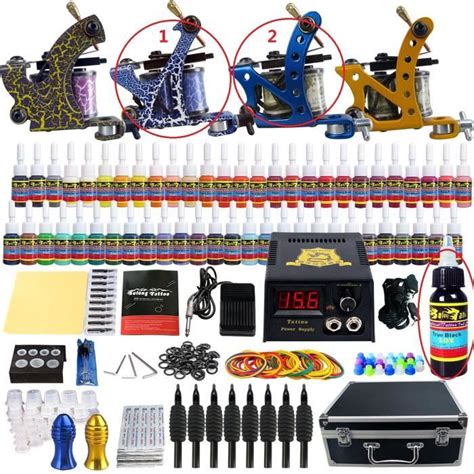 Solong Tattoo Tk Kit De Tatouage Compl Te Machine Tatouer