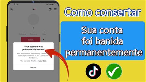 Como Consertar Sua Conta Do Tiktok Foi Permanentemente Banida