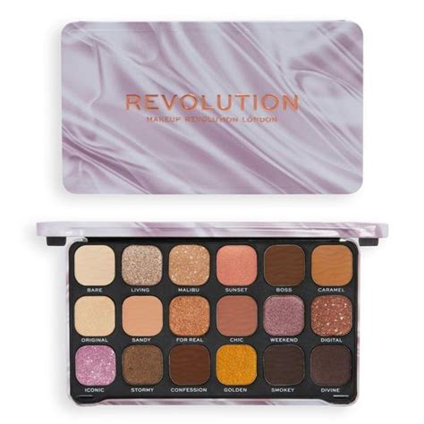 Палитра сенки за очи Revolution Forever Flawless Nude Silk Eyeshadow Palette Makeup Revolution