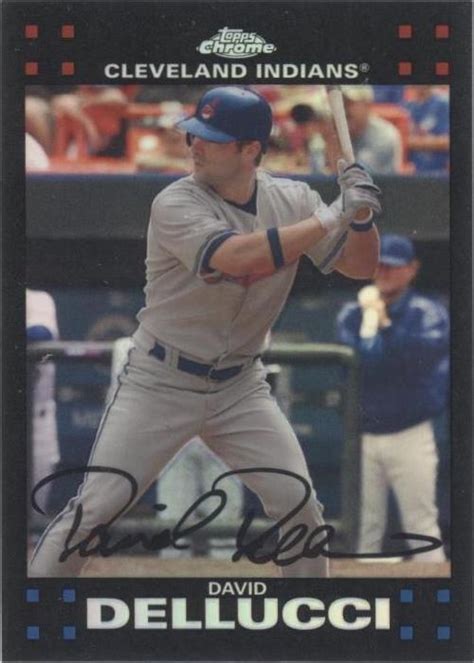 Topps Chrome Refractor David Dellucci For Sale Online Ebay