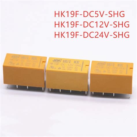 Pcs Mini Power Relay Hk F Dc V Shg Hk F Dc V Shg Hk F Dc V Shg