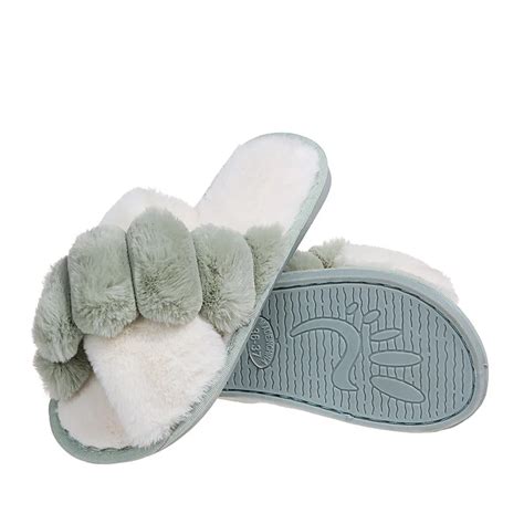 Faux Fur Slippers Fluffy Slipper Slides