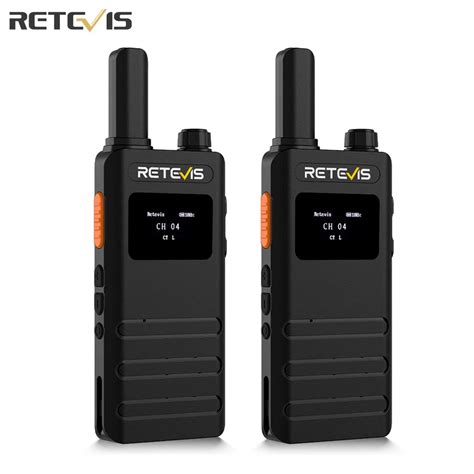 Retevis B63S Walkie Talkie Tela LCD Port Til Ultra Fino PMR FRS