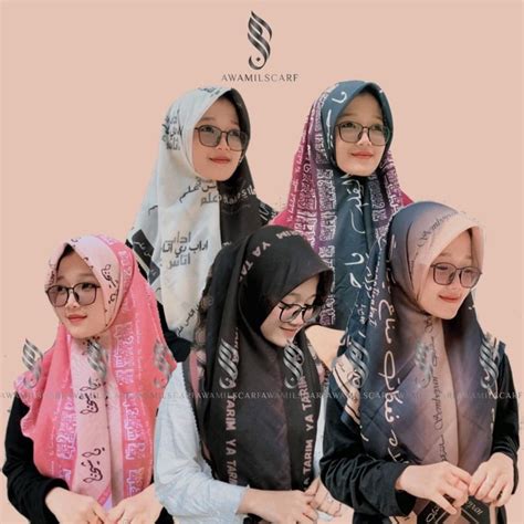 Jual Hijab Pegon Arab Terbaru Hijab Ala Santri Pegon Arab Hijab