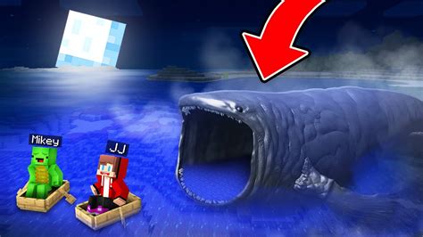 JJ And Mikey VS The BLOOP MONSTER CHALLENGE In Minecraft Maizen