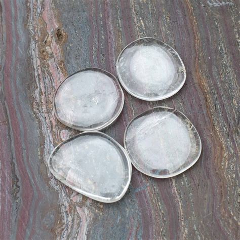 Buy Clear Quartz Flat Stone 3005 Colliers Crystals