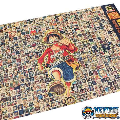 One Piece All Characters Poster 51x36cm Room Decor One Piece Universe