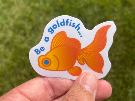 Ted Lasso Inspired Stickers BELIEVE Be A Goldfish Etsy