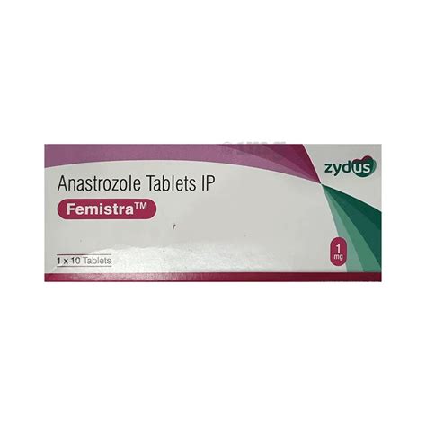 Buy Femistra 1mg Anastrozole 1mg Tablet Order Online