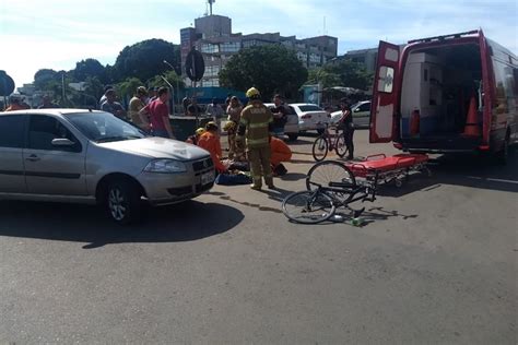 Ciclista Fica Ferido Ap S Ser Atropelado Na W Norte Metr Poles