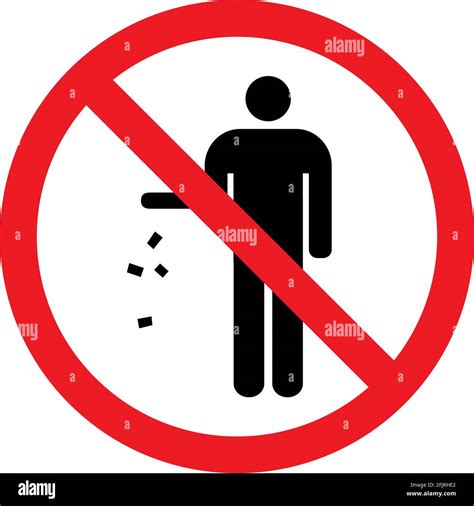 No Littering Sign Perfect For Backgrounds Backdrop Sticker Label