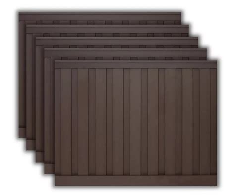 Trex Fencing 6 Ft X 8 Ft Trex Seclusions Woodland Brown Fence Panel