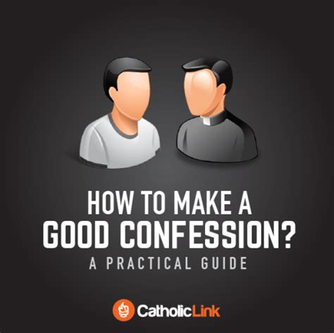 A 7 Step Visual Guide For Going To Confession Catholic